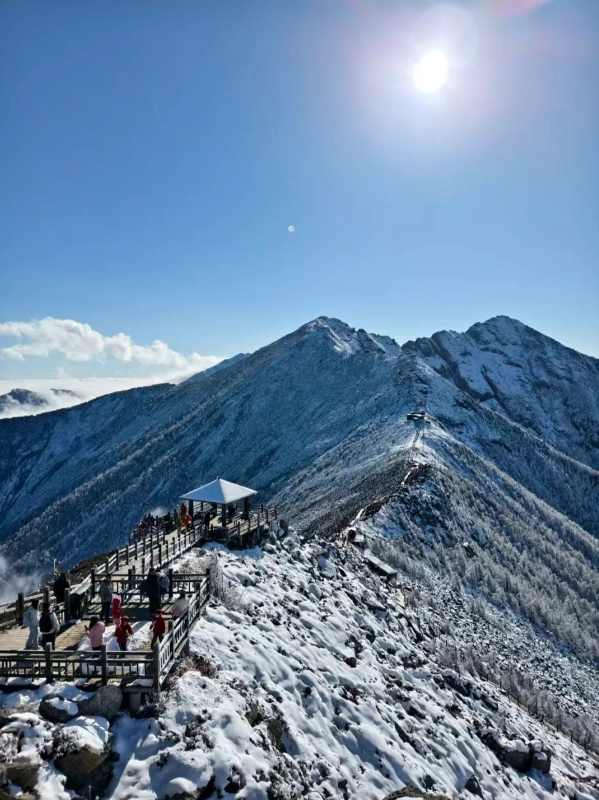 Travel photos of Baoji: hiking Taibai Mountain from Xi'an