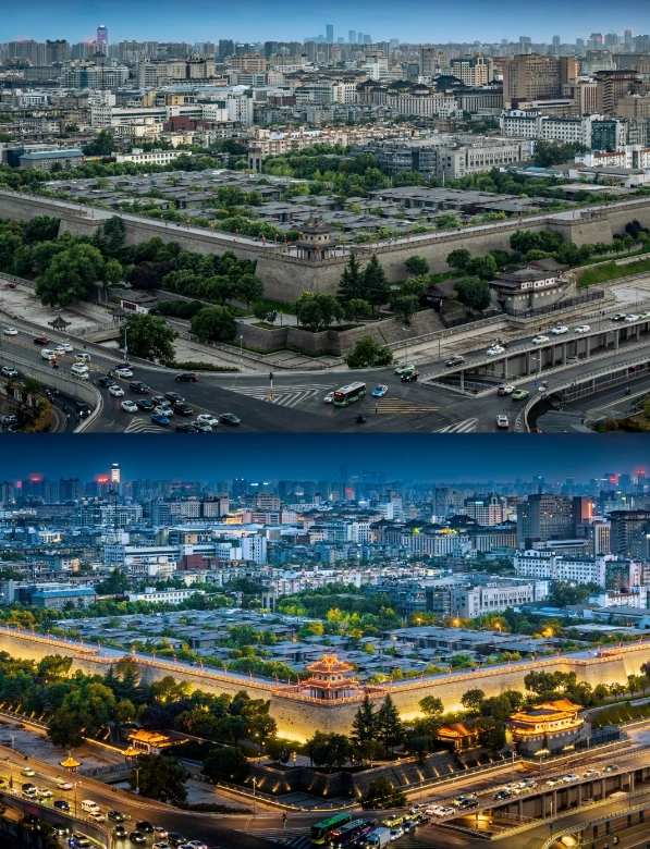Travel photos of Xi'an: Xi'an City Wall bike rental cost and tips
