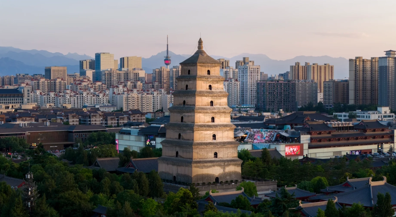 Photo of Giant Wild Goose Pagoda · Tang Dynasty Ever-Bright City: Tang Dynasty Ever-Bright City