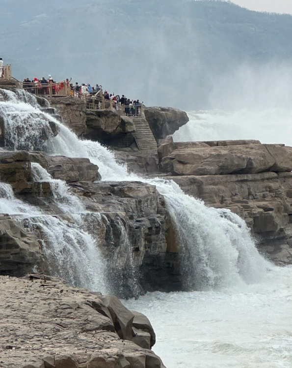 Photo of Hukou Waterfall of the Yellow River: Yellow River waterfall