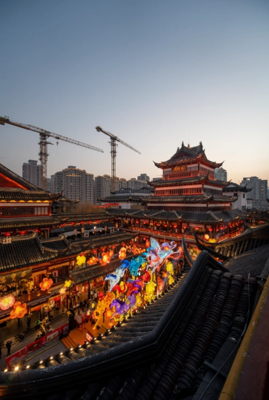 Chinese New Year lanterns Shanghai
