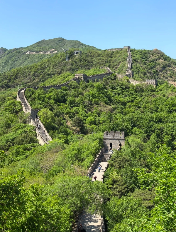 Great Wall of China less crowded
