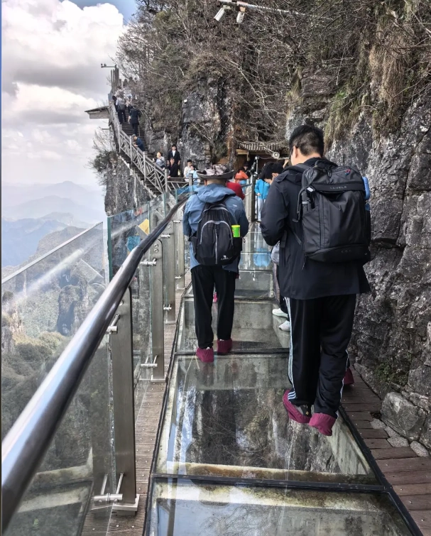 glass skywalk