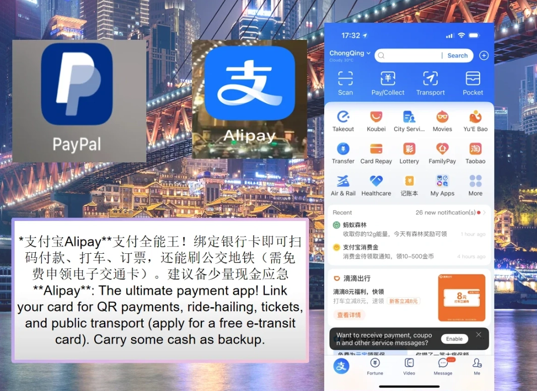 WeChat Pay Alipay WeChat Pay Alipay