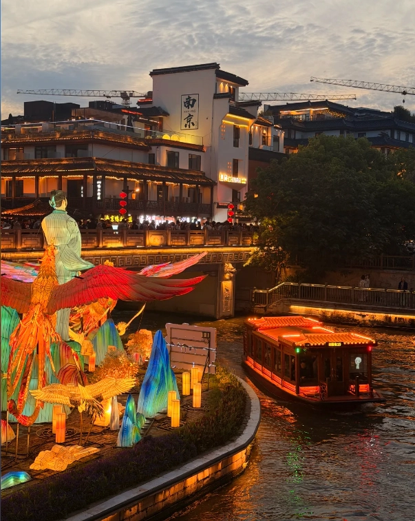 Travel photos of Nanjing: Qinhuai River history