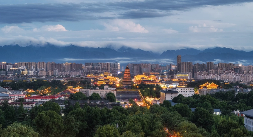 Xi'an city wall bike
