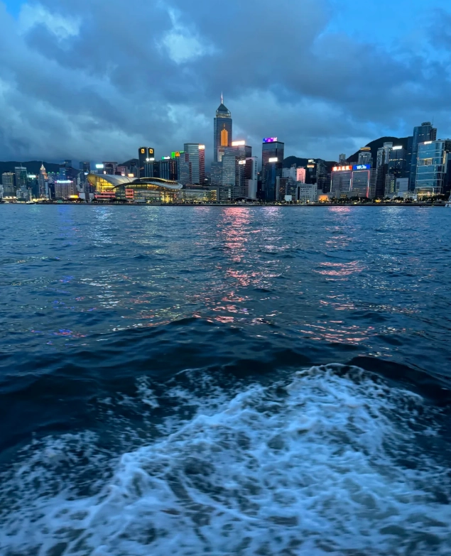 Victoria Harbour night view