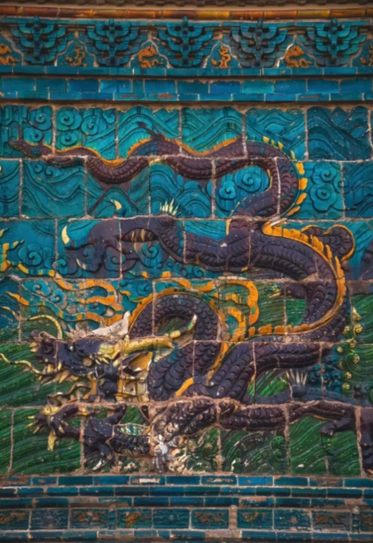 Datong Nine-Dragon Screen worth visiting Datong Nine-Dragon Screen worth visiting