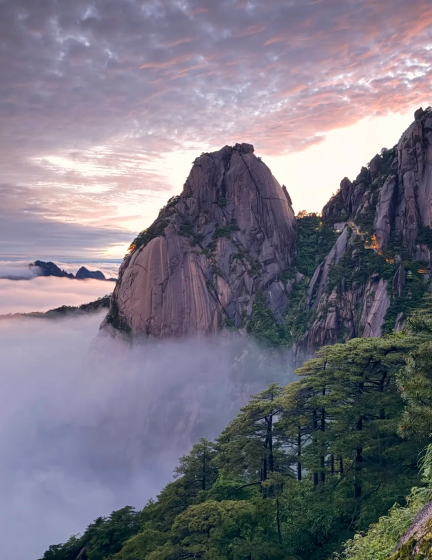 Huangshan Mountain tips