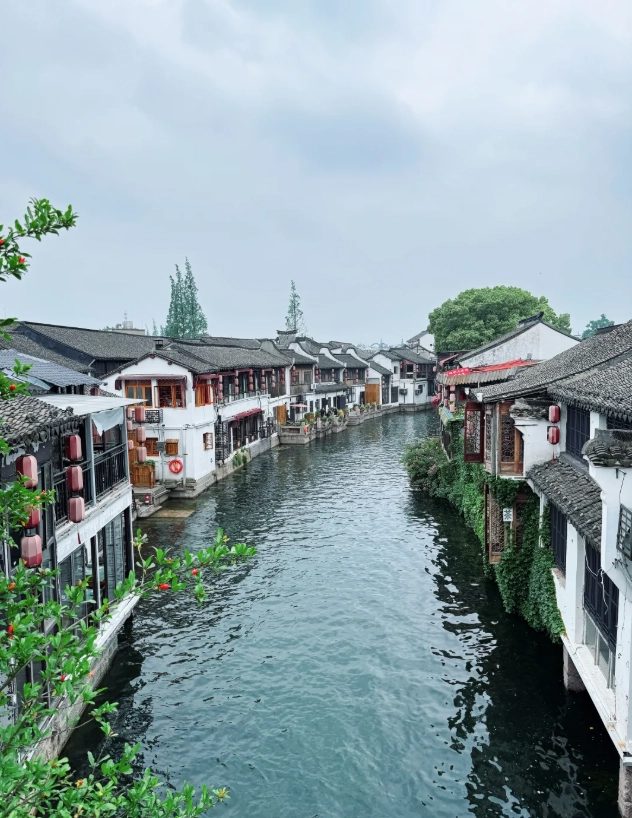 Zhujiajiao water town sunset Zhujiajiao water town sunset