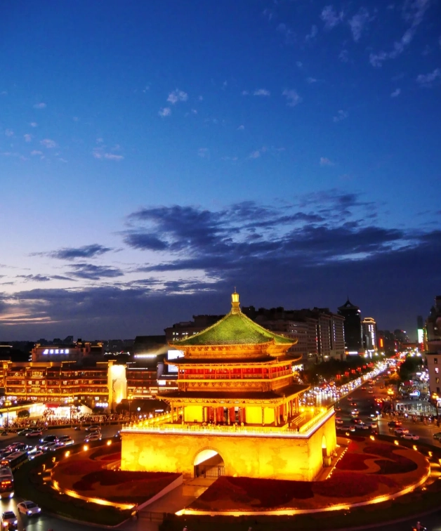 Xi'an Bell Tower night view