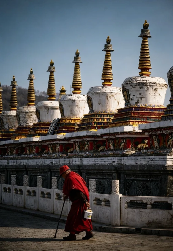 best photo spots at Kumbum Monastery best photo spots at Kumbum Monastery