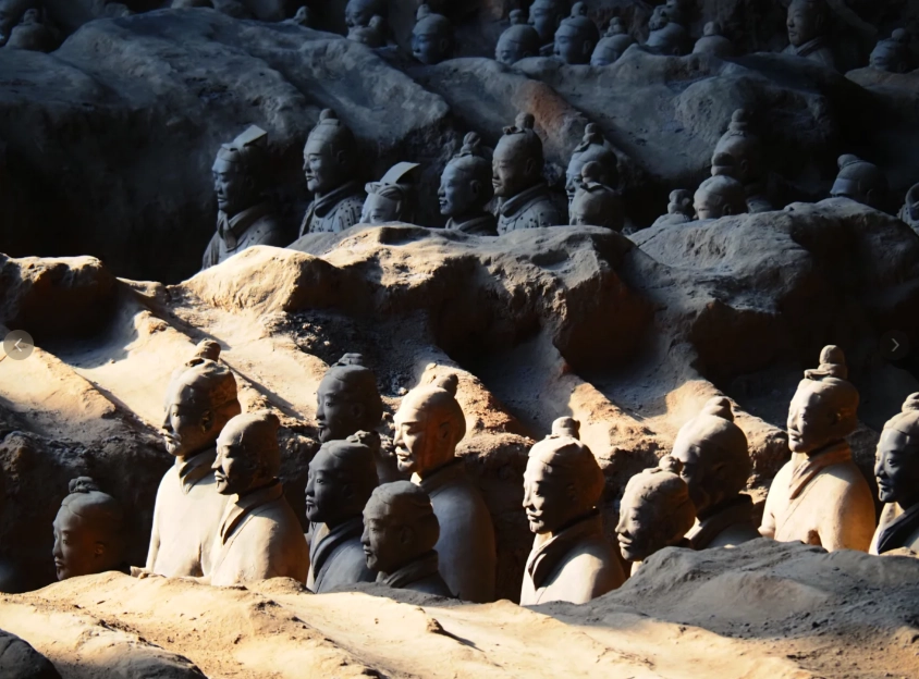 visiting Terracotta Warriors