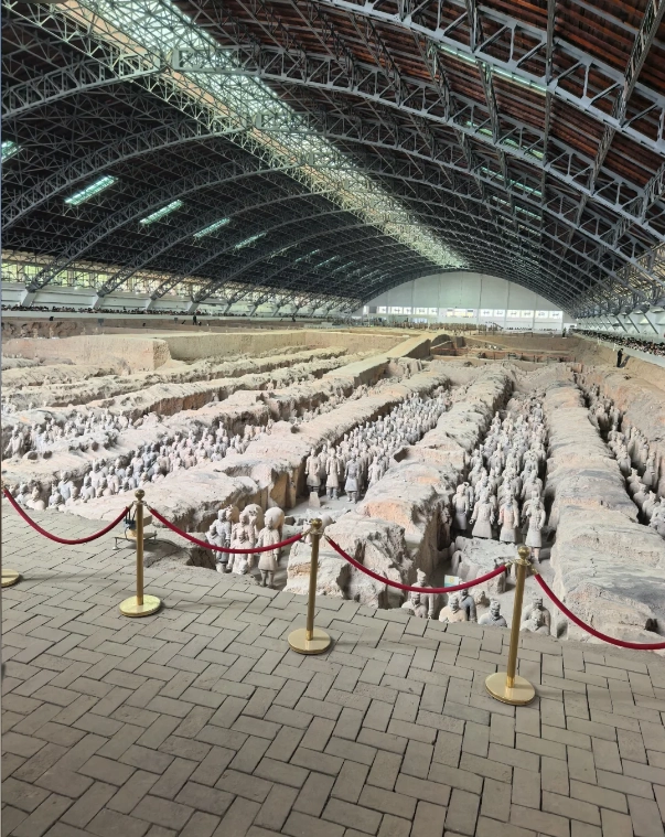 visiting Terracotta Warriors