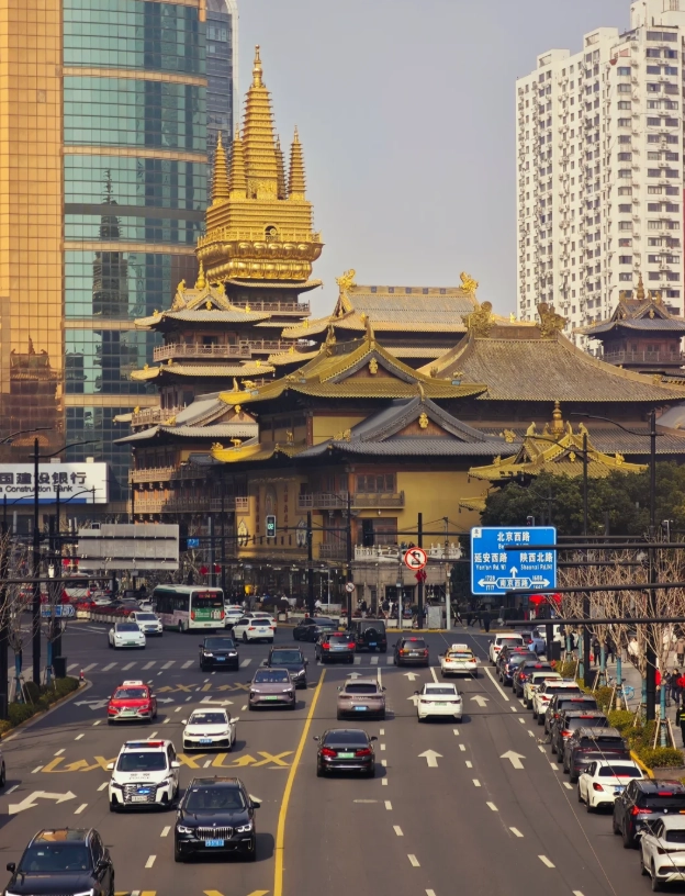 jing'an temple shanghai metro