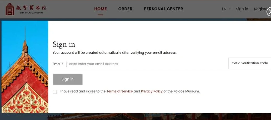 Palace Museum online booking Palace Museum online booking