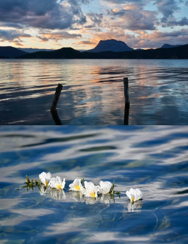 Lugu Lake attractions map Lugu Lake attractions map