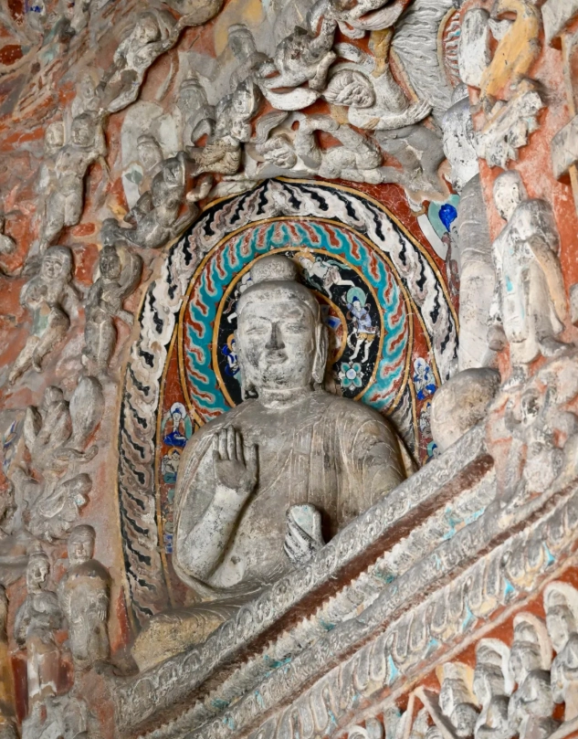 Yungang Grottoes from Datong Yungang Grottoes from Datong