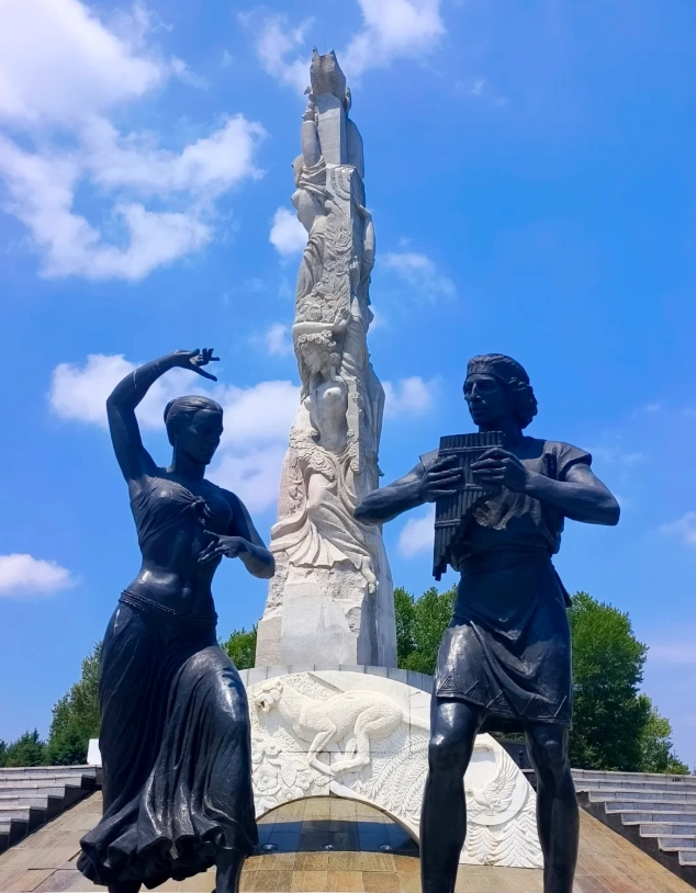 Changchun World Sculpture Park walking route Changchun World Sculpture Park walking route