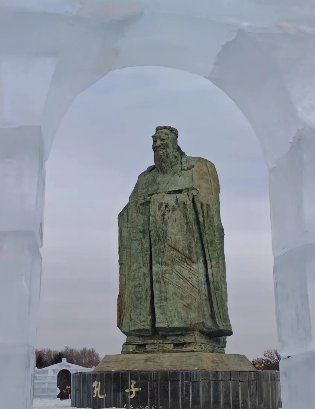sculptures in snow Changchun