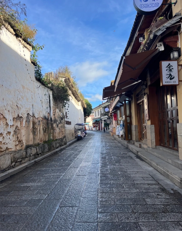 xizhou ancient town from dali xizhou ancient town from dali