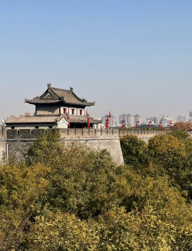 Xi'an City Wall cycling route