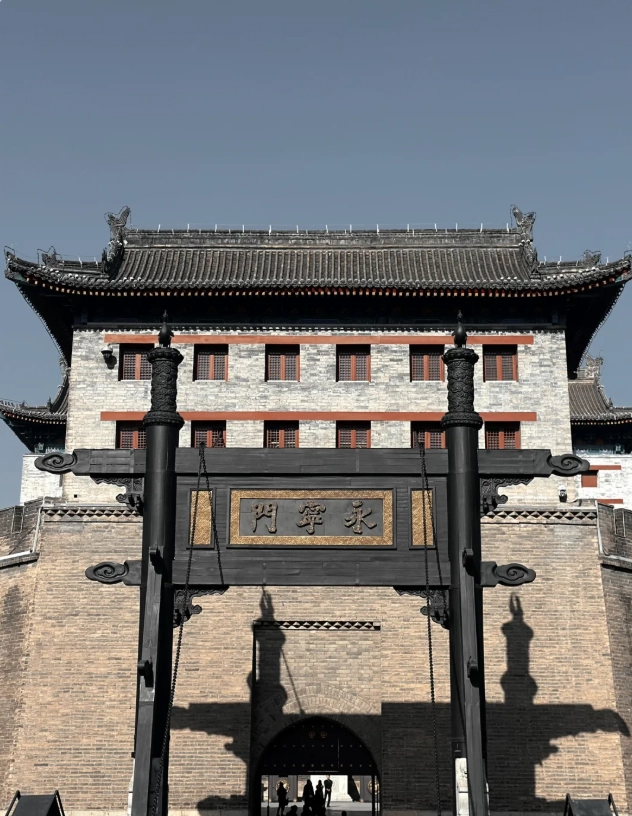 Xi'an City Wall walking route