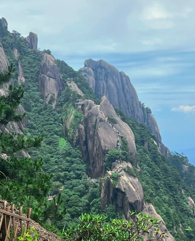 Huangshan trails map Huangshan trails map