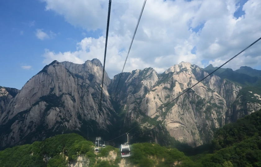 Xi'an to Mount Hua high speed train