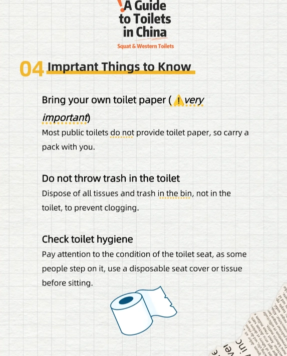 toilet etiquette China toilet etiquette China