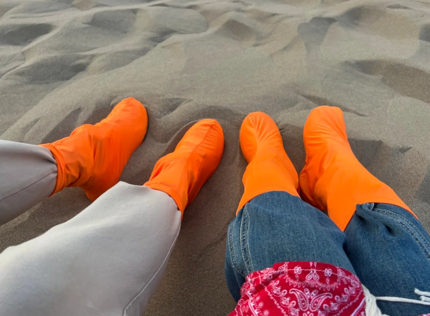Dunhuang desert shoe covers