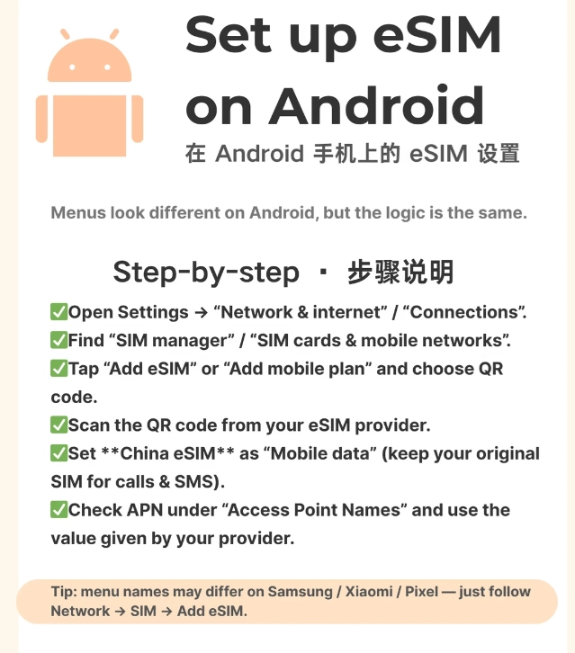 china esim activation guide china esim activation guide