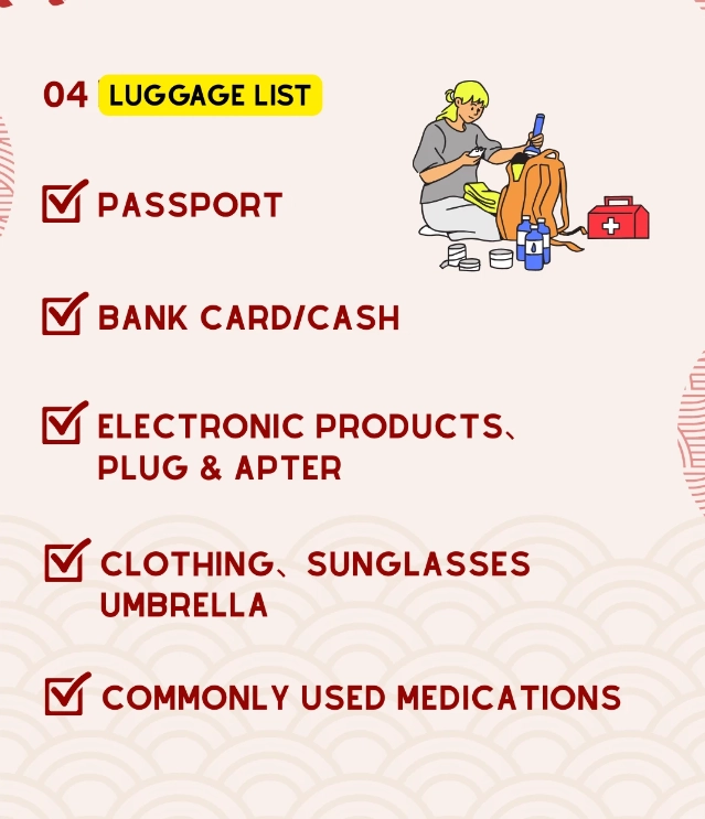 what to pack for china what to pack for china
