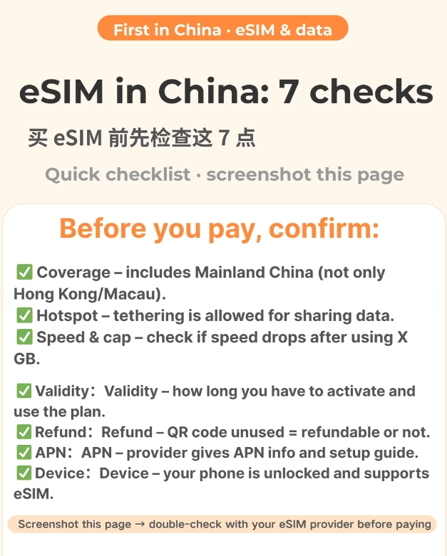 eSIM for travel to China eSIM for travel to China