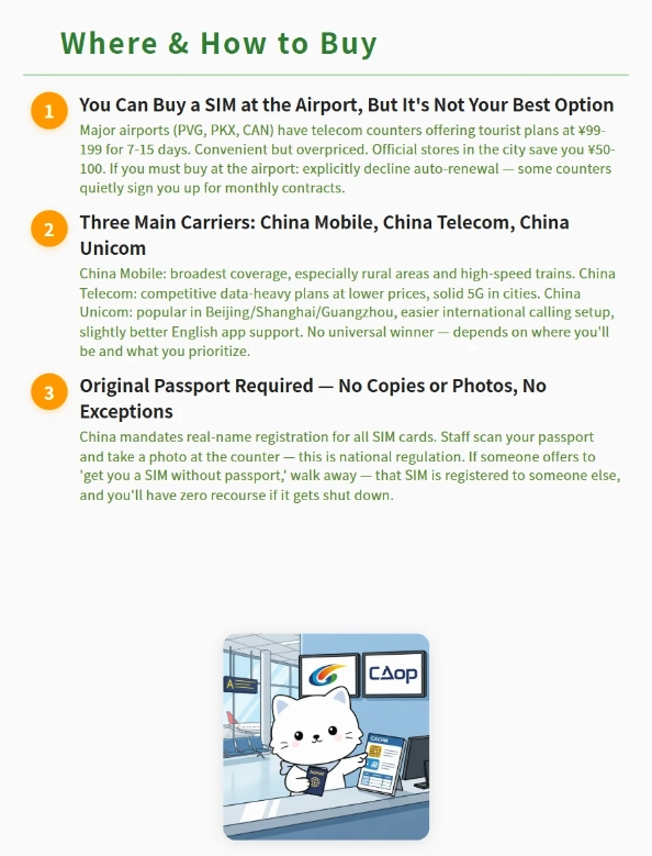 china sim card for foreigners