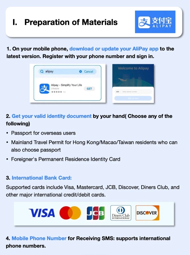 alipay for tourists china