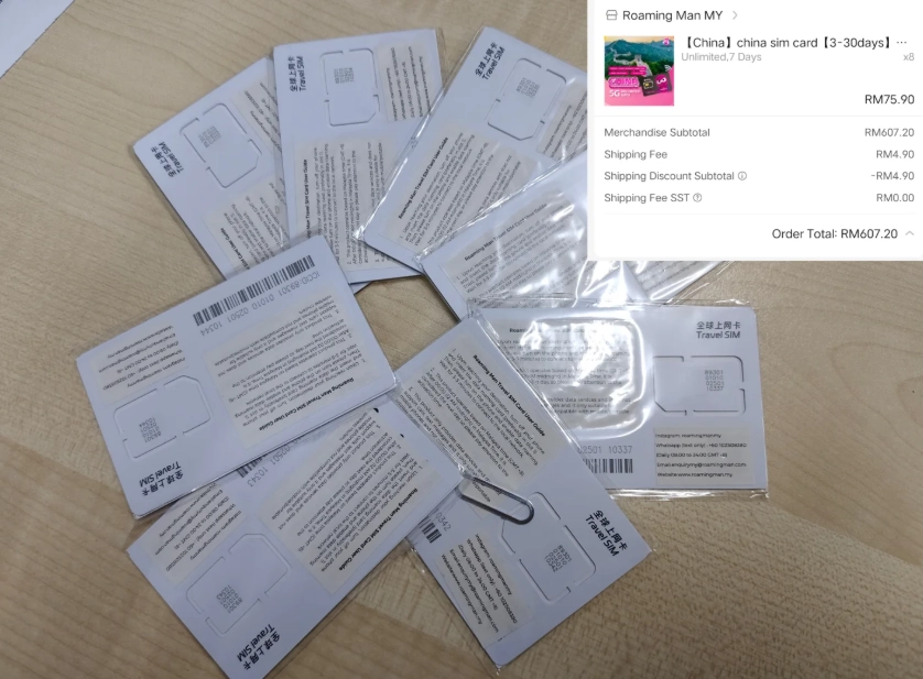 china sim card for tourist