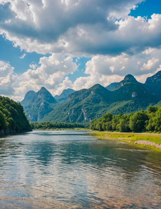 Li River bamboo raft