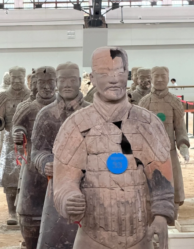 Terracotta Warriors without crowds