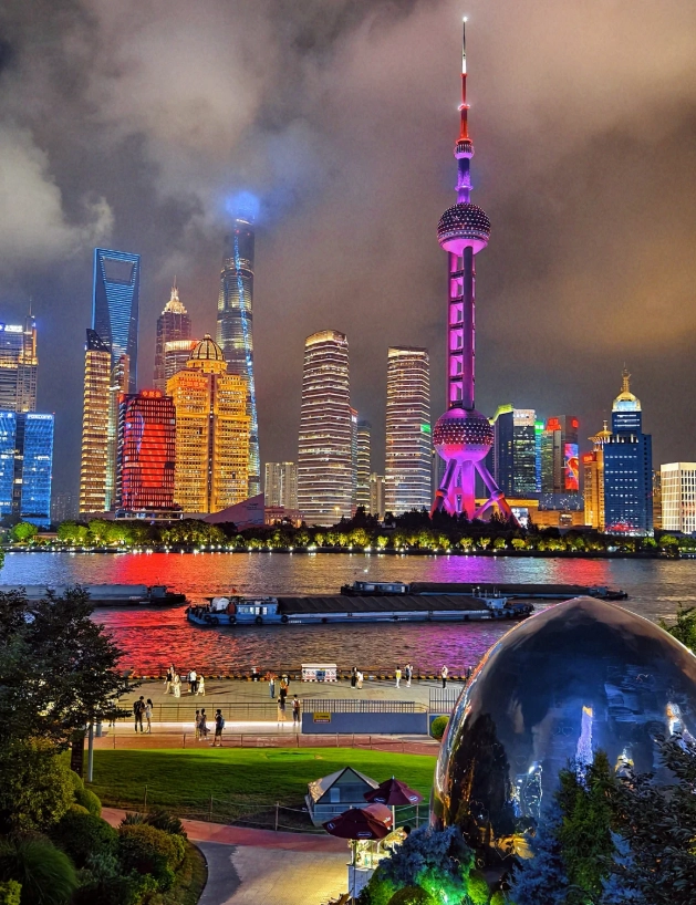 Bund night photography settings