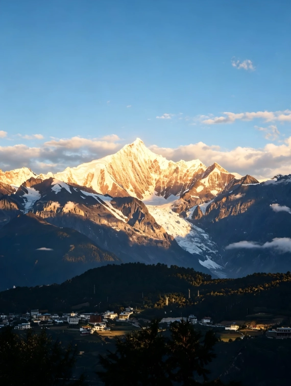fly to Meili Snow Mountain