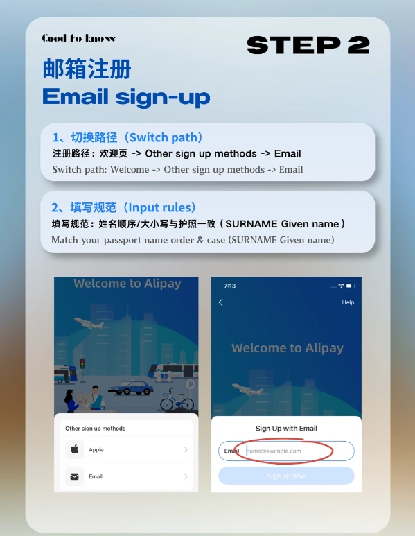 link international card to alipay