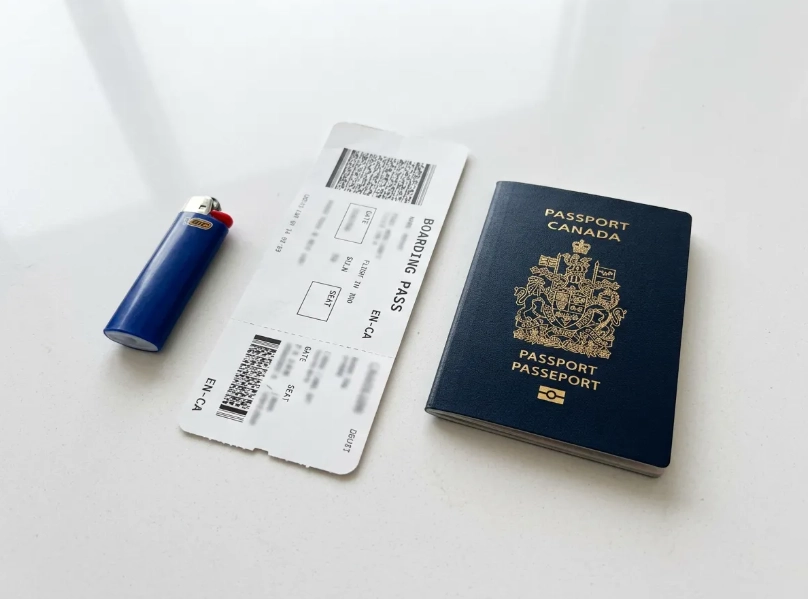 lighter in carry-on luggage