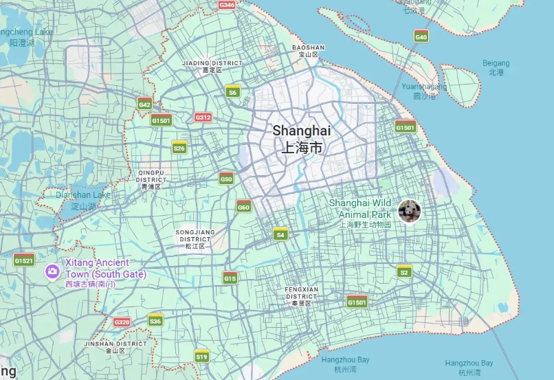 shanghai map guide