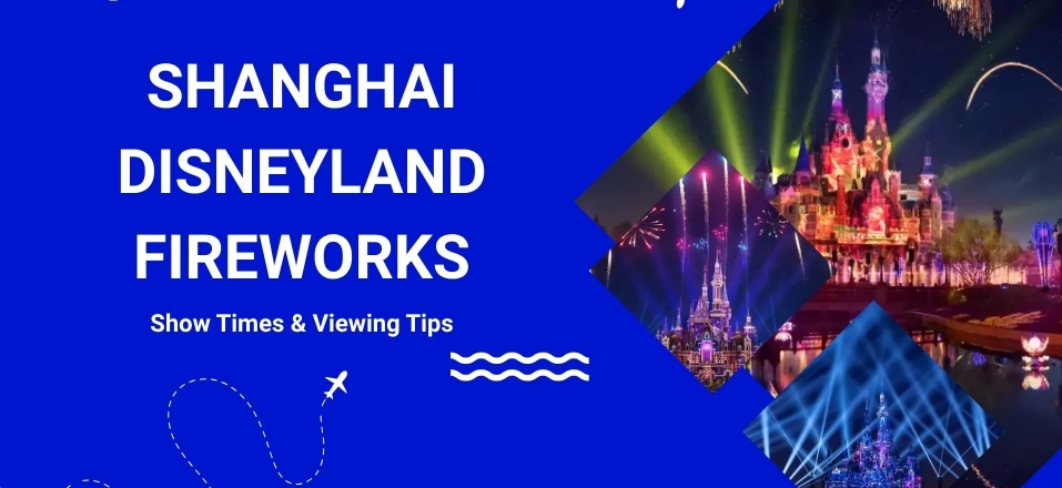 shanghai disneyland fireworks