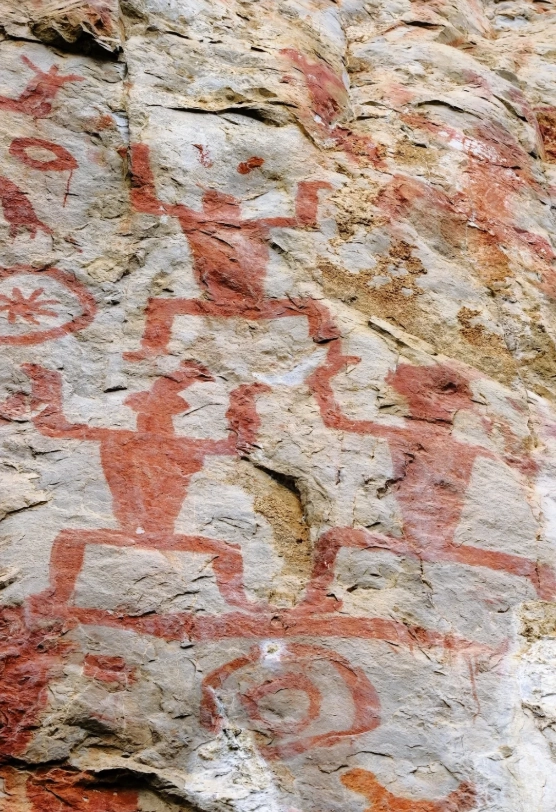 Ningming Huashan cliff painting photography