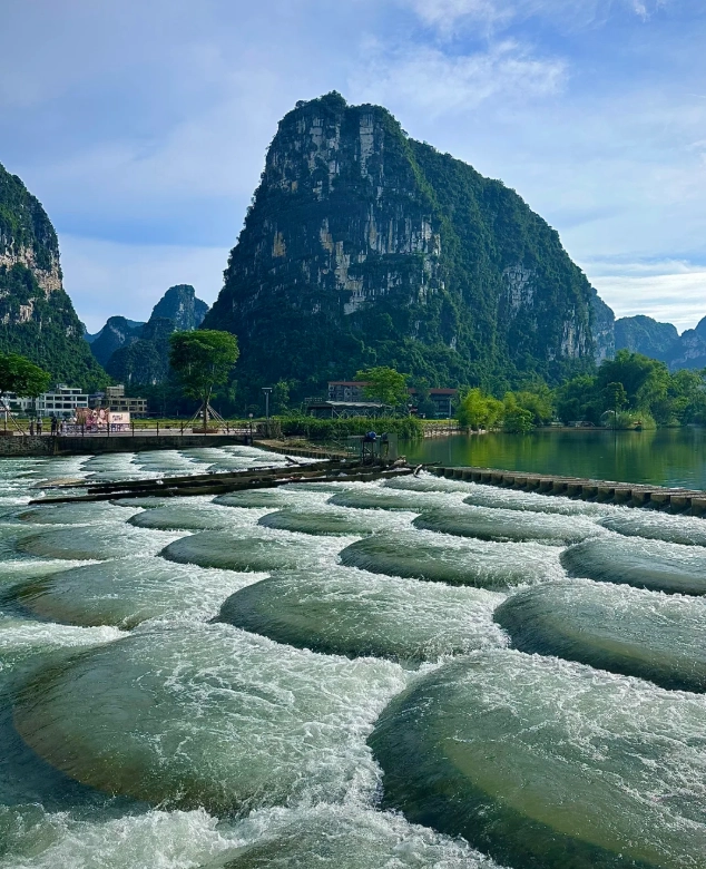 mingshi countryside from detian falls mingshi countryside from detian falls