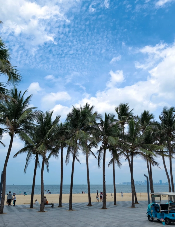 Haikou beach promenade Haikou beach promenade