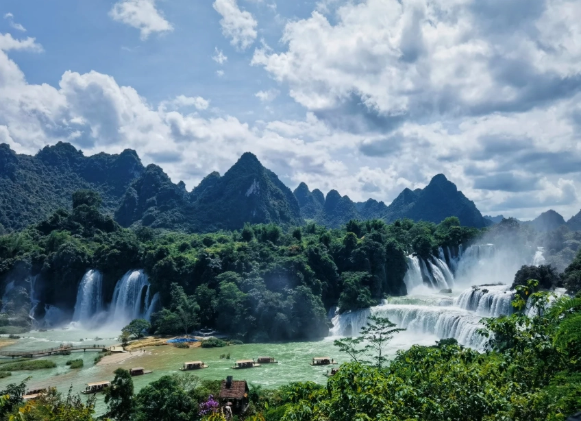 detian waterfall itinerary