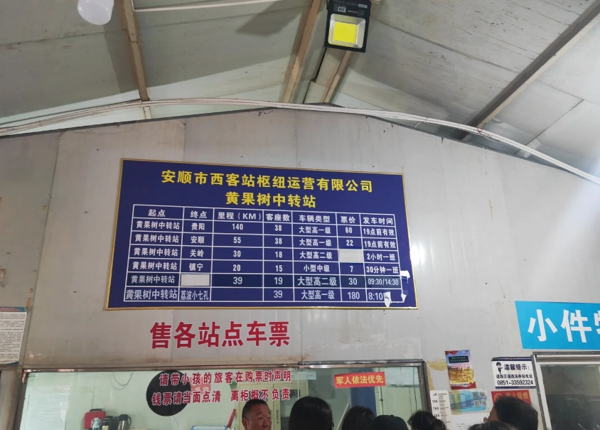 guiyang to anshun train